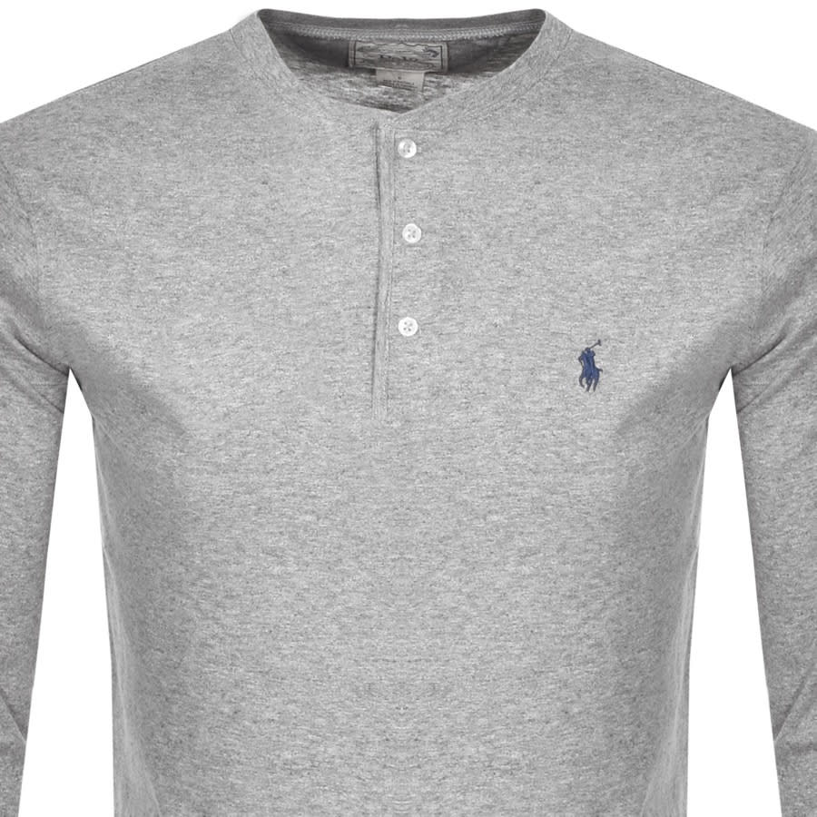 Alternative Image for ProductRalph Lauren Henley Long Sleeved T Shirt Grey2